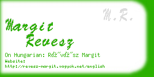 margit revesz business card